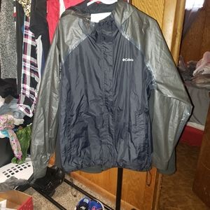 Columbia 1x rain jacket, northface 1x coat